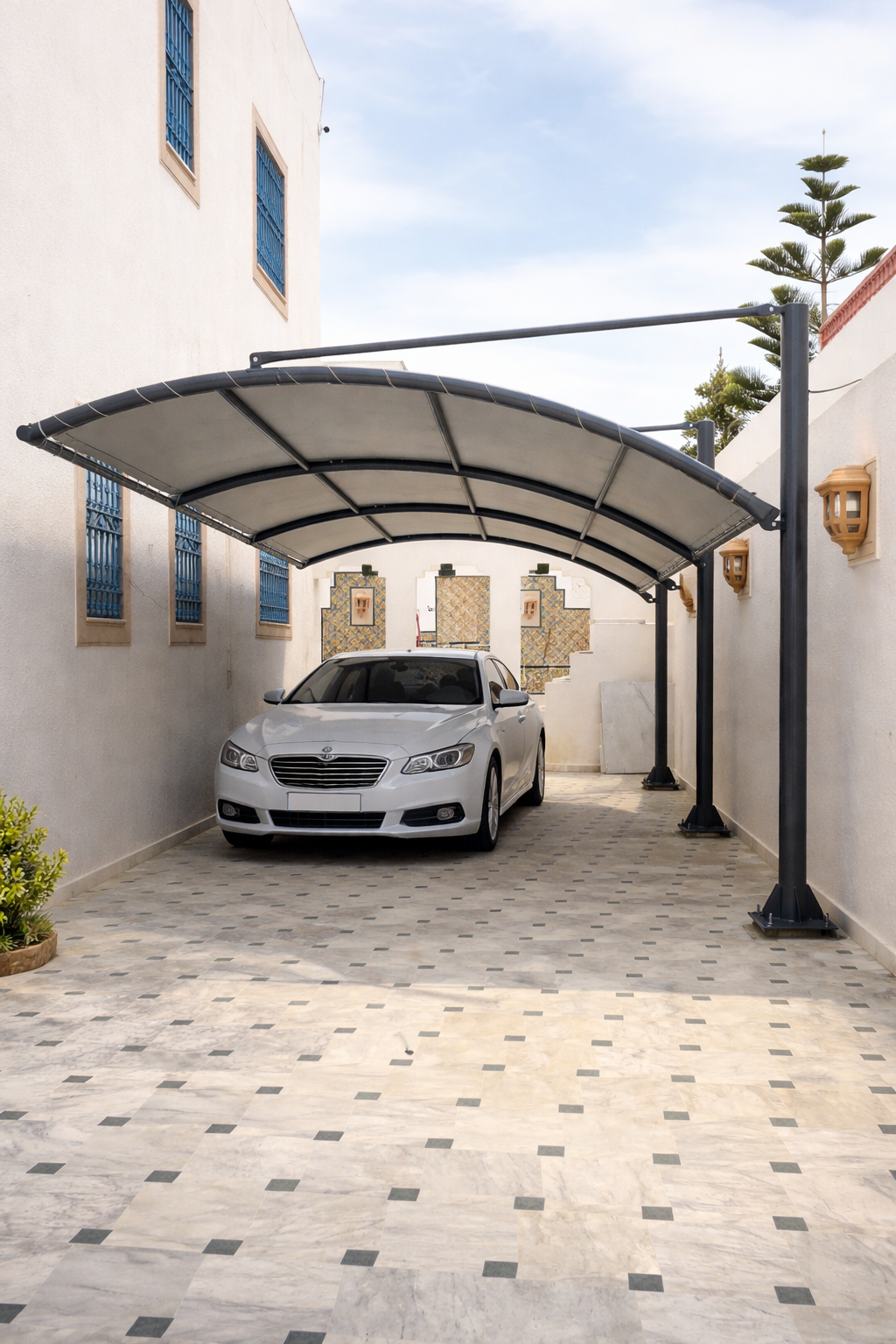 Abri de voiture sur mesure Sfax